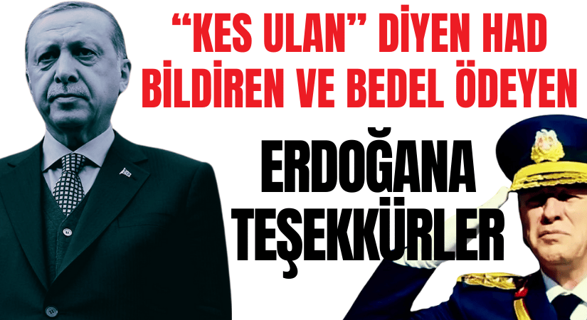 CUMHURBAŞKANMIZA TEŞEKKÜRLER