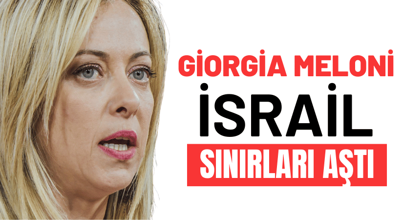 Giorgia Meloni, İsrail Sivilleri Katlediyor