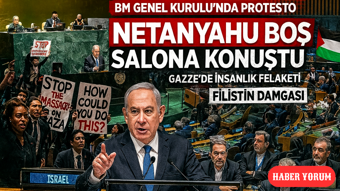 BM Genel Kurulu’nda Protesto: Netanyahu Boş Salona Konuştu