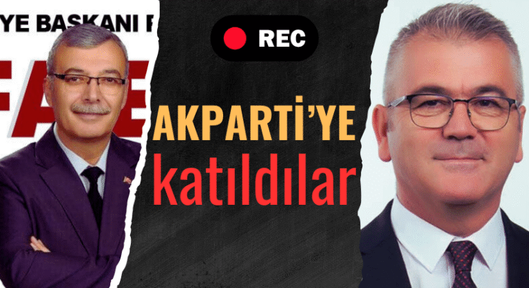 2 Belediye Başkanı AK Parti’ye Katıldı