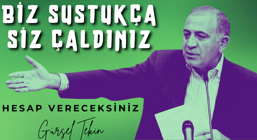 Biz Sustukça Siz Çaldınız, Hesap Vereceksiniz