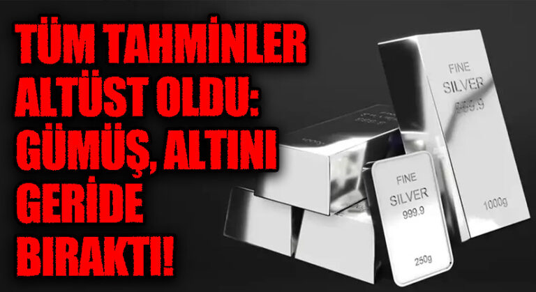 Tüm Tahminler Altüst Oldu: Gümüş, Altını Geride Bıraktı!