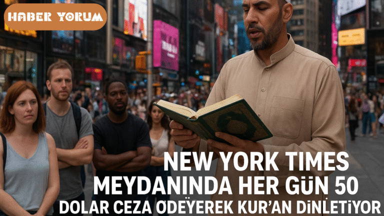 New York Times Meydanında Her Gün 50 Dolar Ceza Ödeyerek Kur’an Dinletiyor