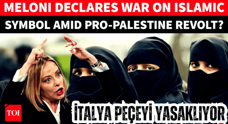 İtalya, Peçeyi Yasaklamayı Gündemine Aldı