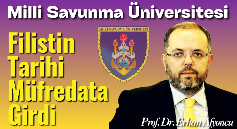 MSÜ’de Yeni Dönem İlk Ders ‘Filistin’