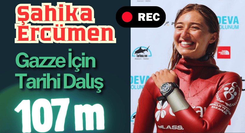 Şahika Ercümen’den Gazze İçin Tarihi Dalış
