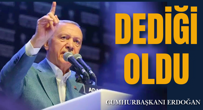 CUMHURBAŞKANI ERDOĞAN TAVİZ VERMEDİ