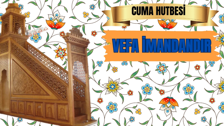 VEFA İMANDANDIR