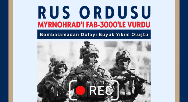 Rus Ordusu Myrnohrad’ı FAB-3000’le Vurdu