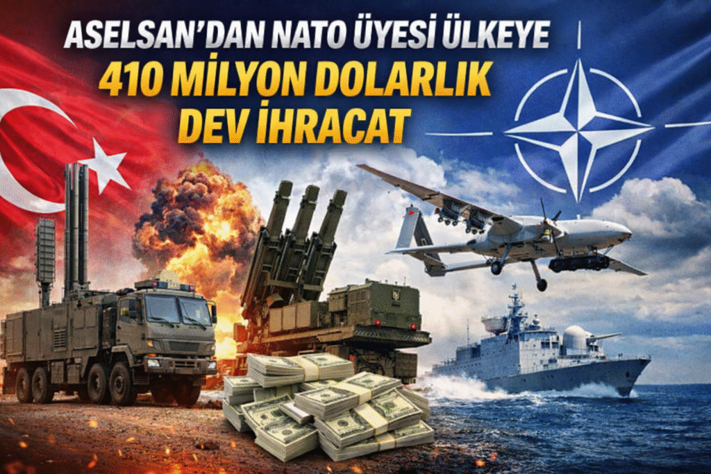 ASELSAN’dan NATO Üyesi Ülkeye 410 Milyon Dolarlık Dev İhracat