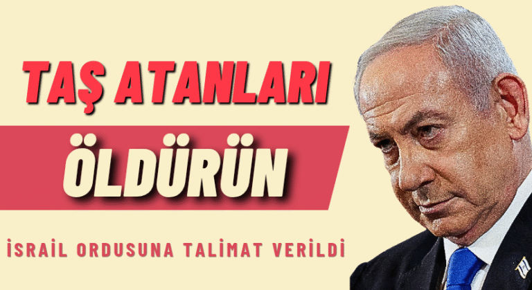 Ordusu: Taş Atan Filistinlileri Öldürme Talimatı Aldı