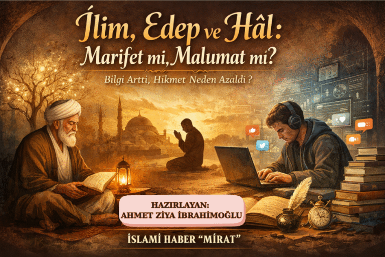 İlim, Edep ve Hâl: Marifet mi, Malumat mı?