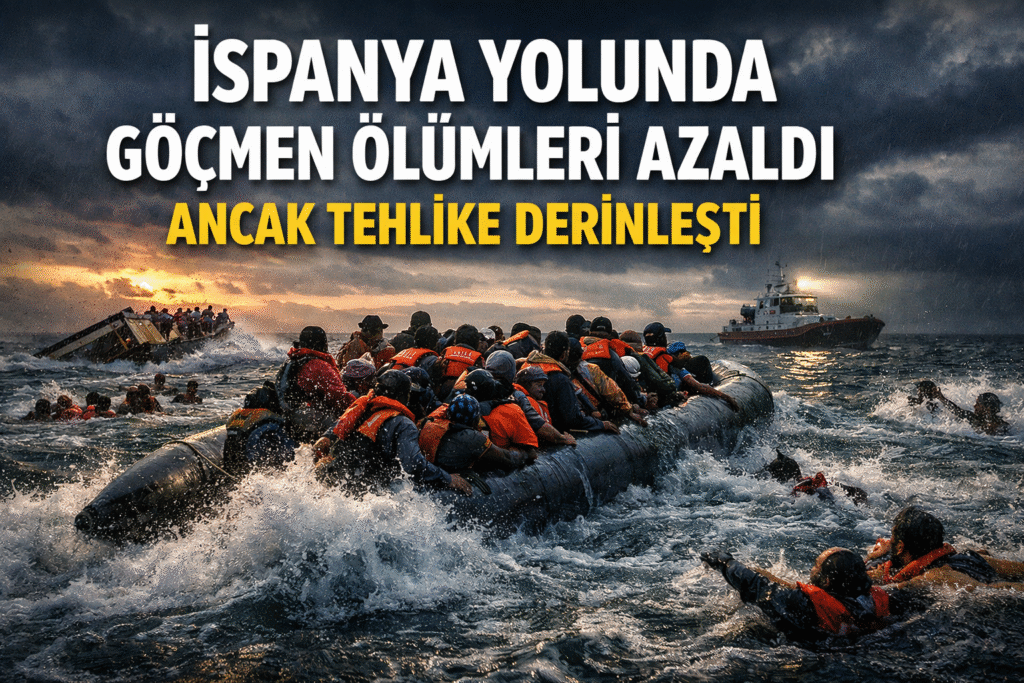 İSPANYA YOLUNDA GÖÇMEN ÖLÜMLERİ AZALDI ANCAK TEHLİKE DERİNLEŞTİ