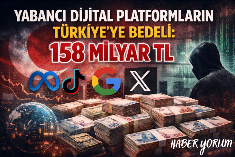 Yabancı Dijital Platformların Türkiye’ye Bedeli: 158 Milyar TL