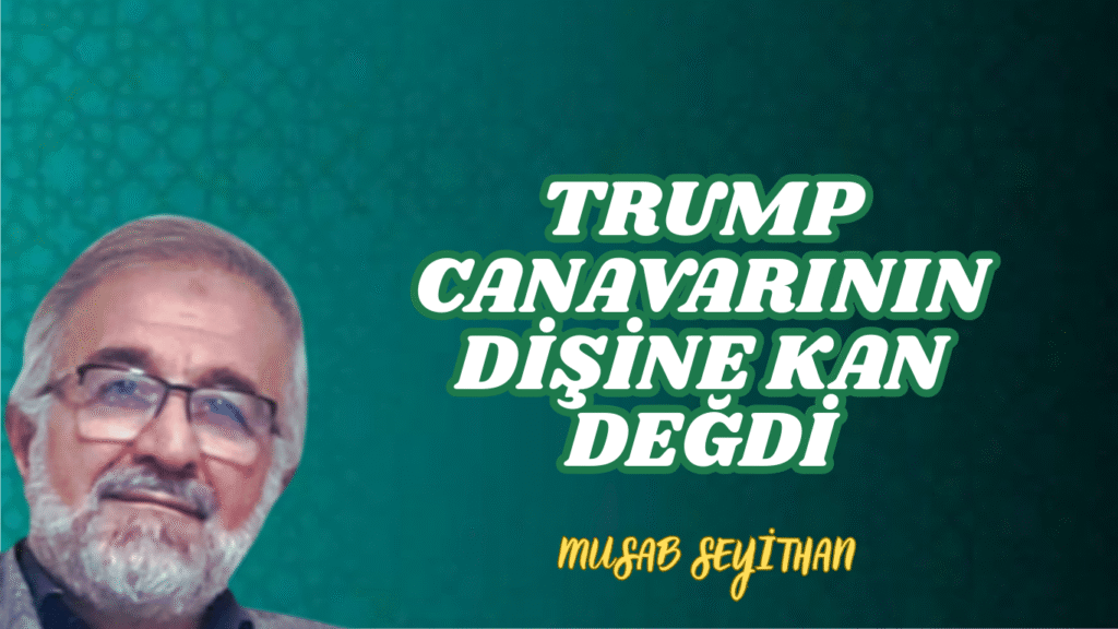 TRUMP CANAVARININ DİŞİNE KAN DEĞDİ