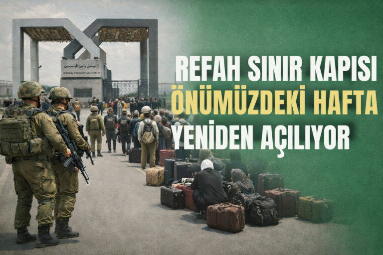 Refah Sınır Kapısı Önümüzdeki Hafta Yeniden Açılıyor