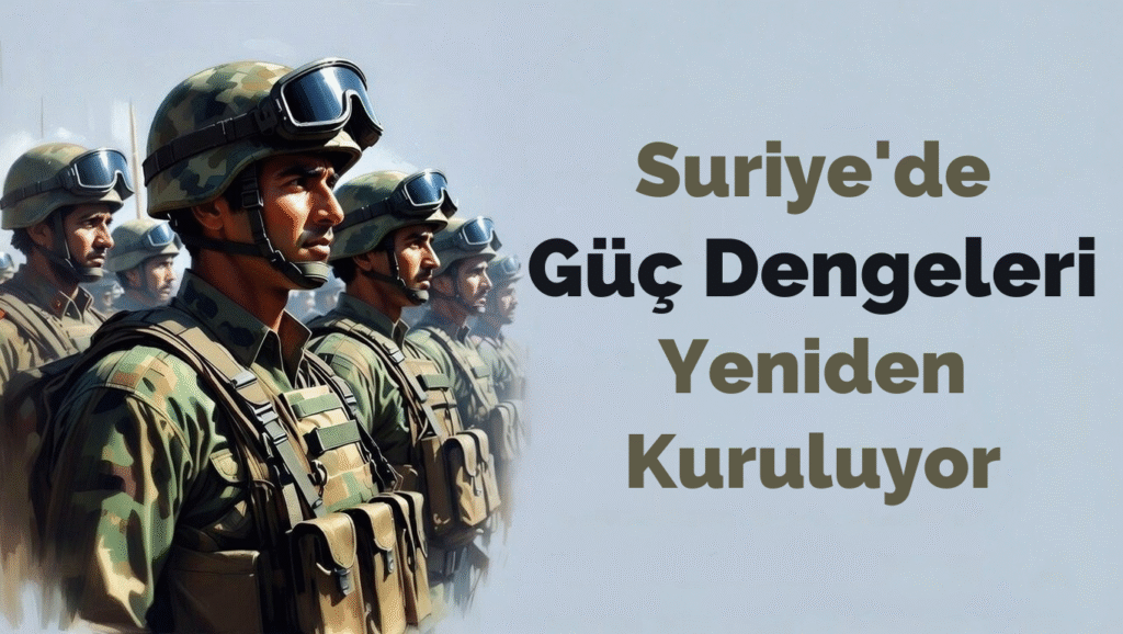 Suriye’de Güç Dengeleri Yeniden Kuruluyor