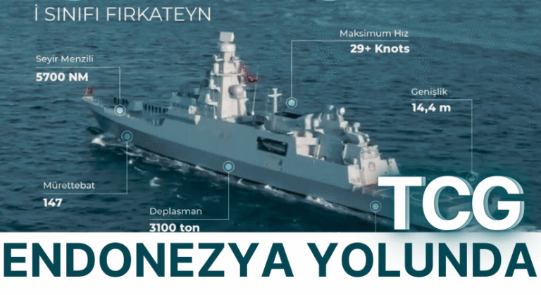 TCG İzmir ve TCG İçel Endonezya’ya Gidiyor