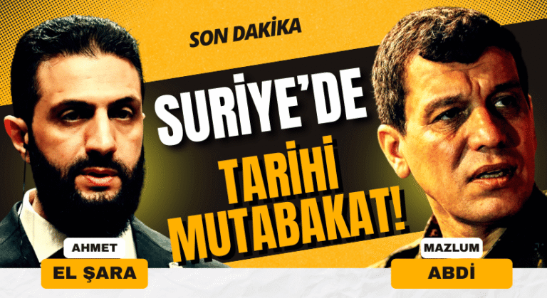 Suriye’de Tarihi Mutabakata Ulaşıldı