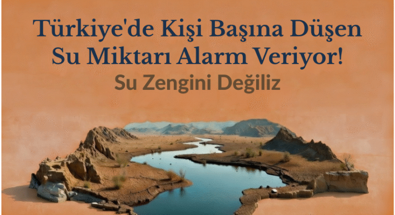 Türkiye’de Kişi Başına Düşen Su Miktarı Alarm Veriyor!