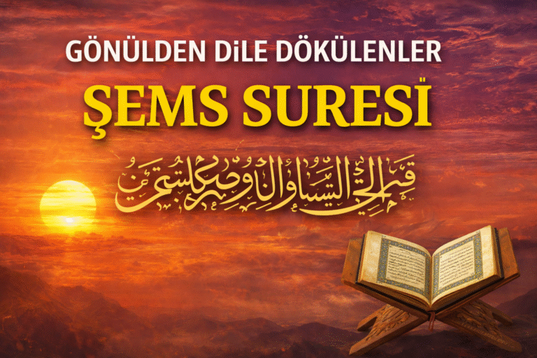 GÖNÜLDEN DİLE DÖKÜLENLER-ŞEMS SURESİ