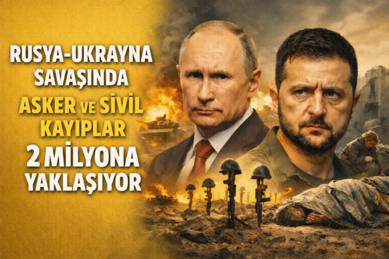 Rusya-Ukrayna Savaşında Asker ve Sivil Kayıplar 2 Milyona Yaklaşıyor