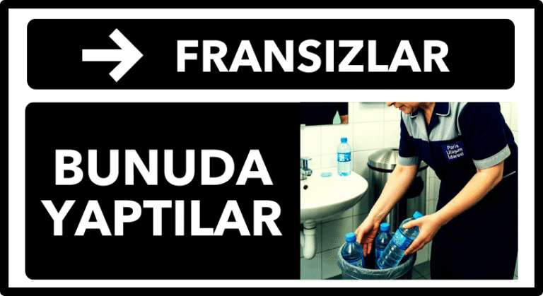 Paris’te Tuvaletlerde Su Şişesi Avı