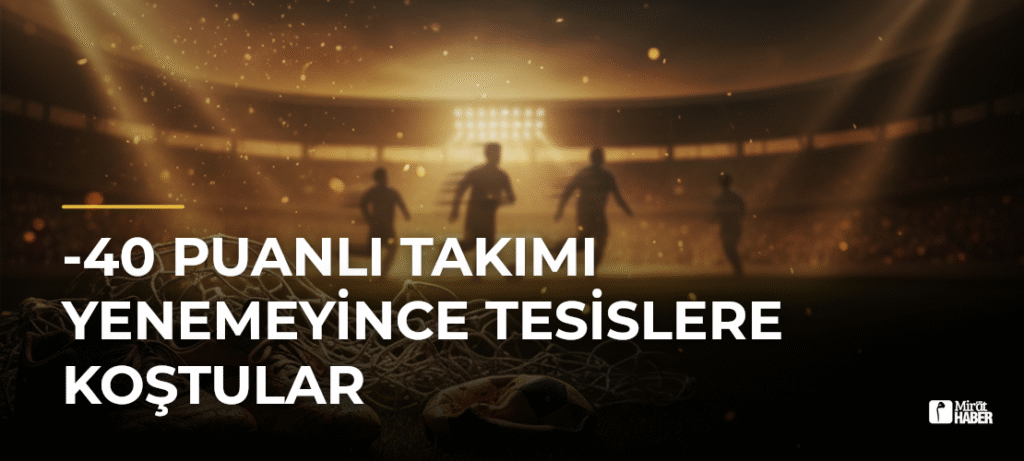 -40 Puanlı Takımı Yenemeyince Tesislere Koştular