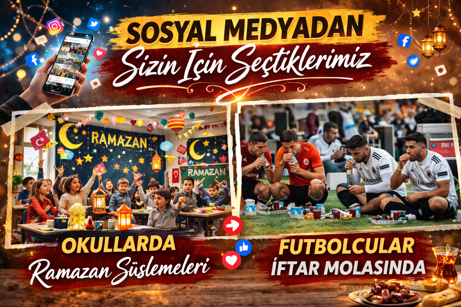 SOSYAL MEDYADAN SİZİN İÇİN SEÇTİKLERİMİZ