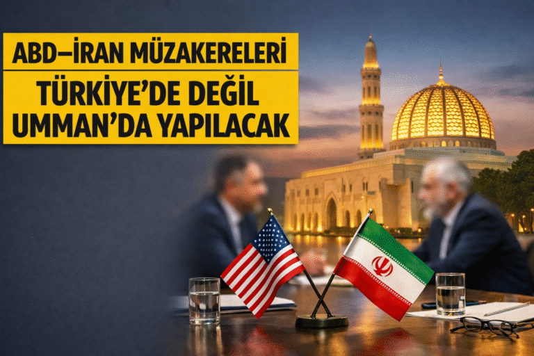 ABD–İran Müzakereleri Türkiye’de Değil Umman’da Yapılacak
