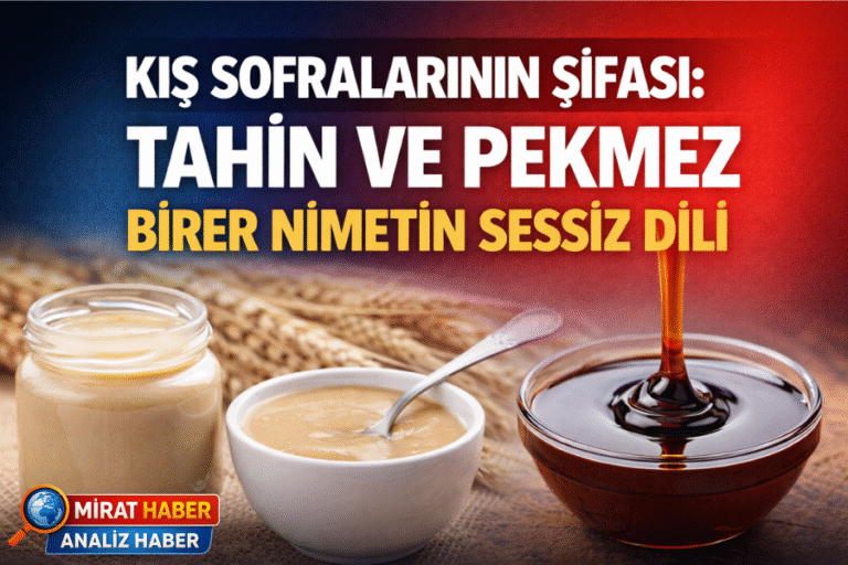 Kış Sofralarının Şifası: Tahin ve Pekmez Birer Nimetin Sessiz Dili