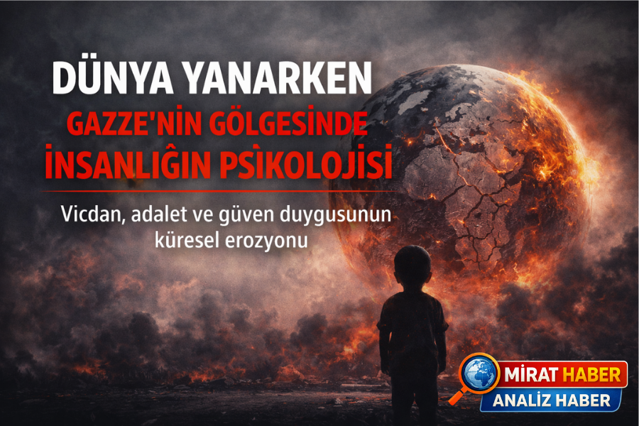 DÜNYA YANARKEN: GAZZE’NİN GÖLGESİNDE İNSANLIĞIN PSİKOLOJİSİ