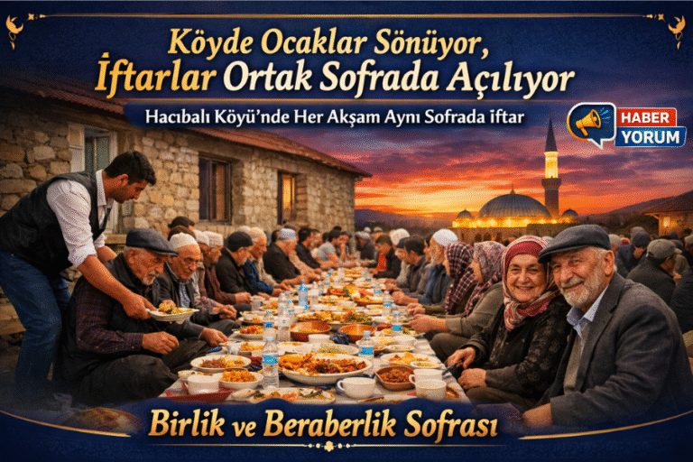 Köyde Ocaklar Sönüyor, İftarlar Ortak Sofrada Açılıyor