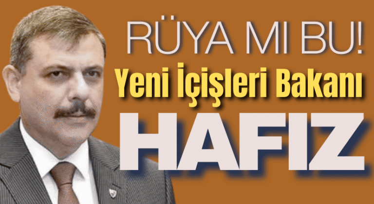 Adalet Bakanı Bir Hafız!