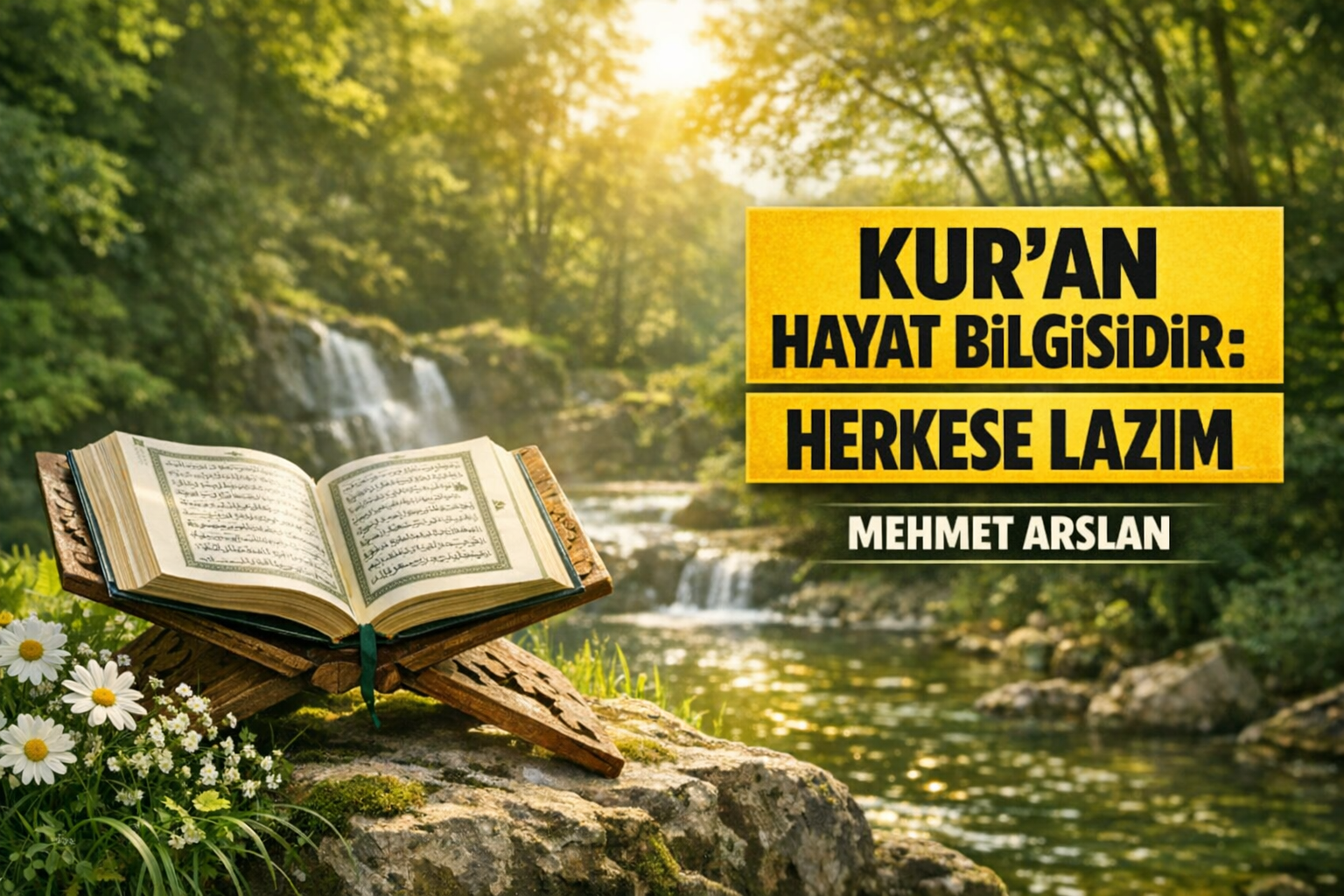 KUR’AN HAYAT BİLGİSİDİR: HERKESE LAZIM
