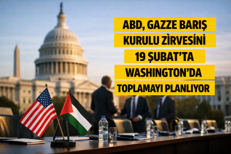 ABD, Gazze Barış Kurulu Zirvesini 19 Şubat’ta Washington’da Toplamayı Planlıyor
