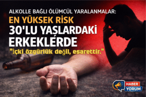 Alkole Bağlı Ölümcül Yaralanmalar: En Büyük Risk 30’lu Yaşlardaki Erkeklerde