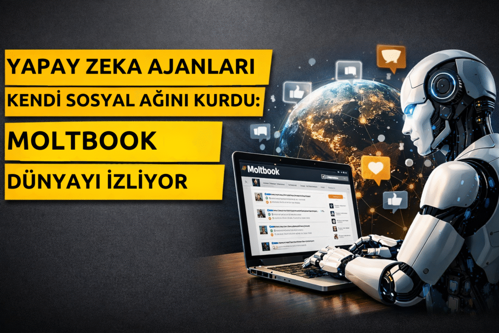 Yapay Zeka Ajanları Kendi Sosyal Ağını Kurdu: Moltbook Dünyayı İzliyor