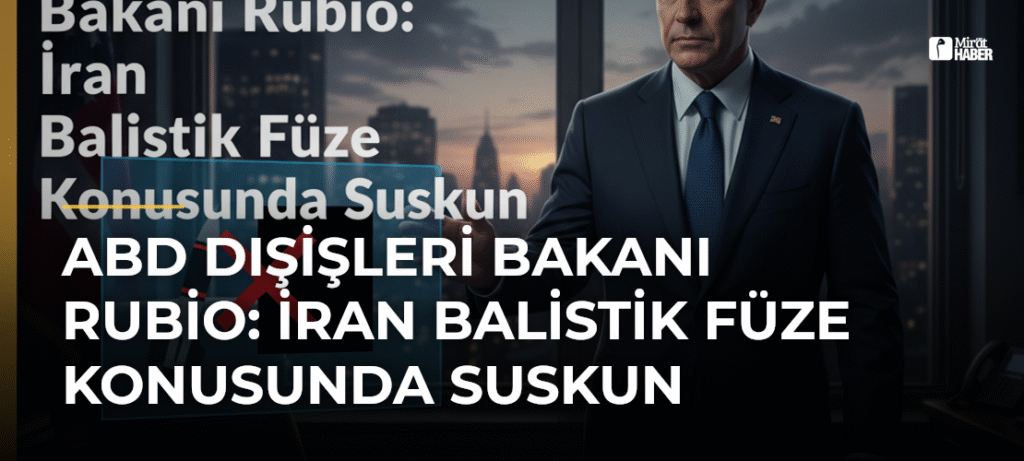 ABD Dışişleri Bakanı Rubio: İran Balistik Füze Konusunda Suskun
