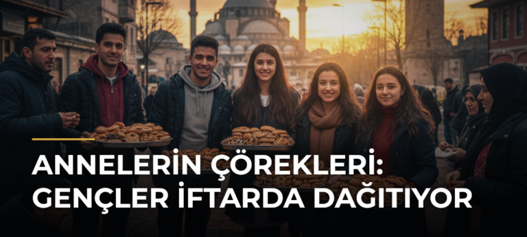 Annelerin Çörekleri: Gençler İftarda Dağıtıyor