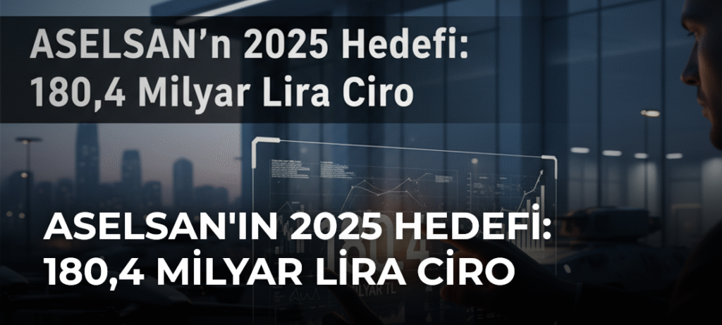 ASELSAN’ın 2025 Hedefi: 180,4 Milyar Lira Ciro