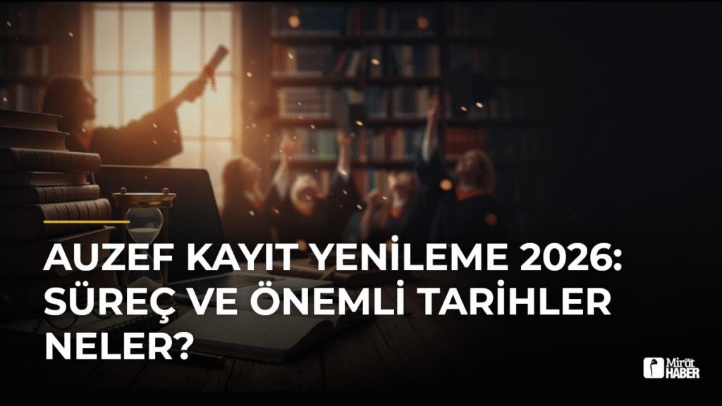 AUZEF Kayıt Yenileme 2026: Süreç ve Önemli Tarihler Neler?