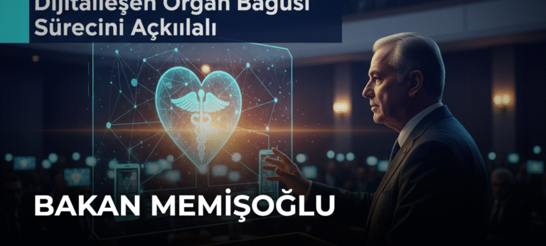Bakan Memişoğlu Dijitalleşen Organ Bağışı Sürecini Açıkladı
