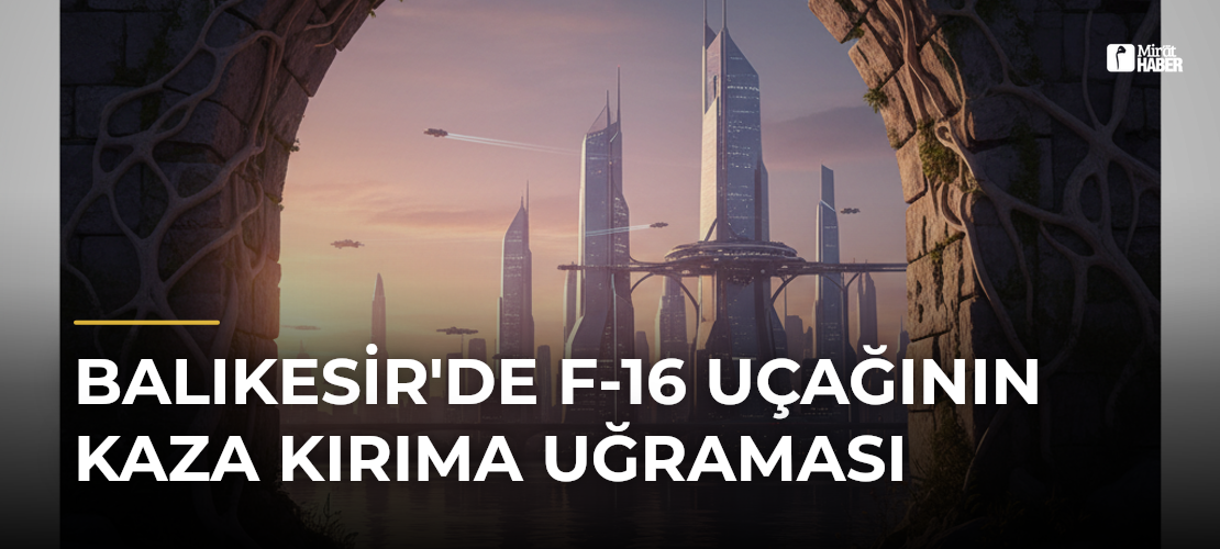 Balıkesir'de F-16 Uçağının Kaza Kırıma Uğraması