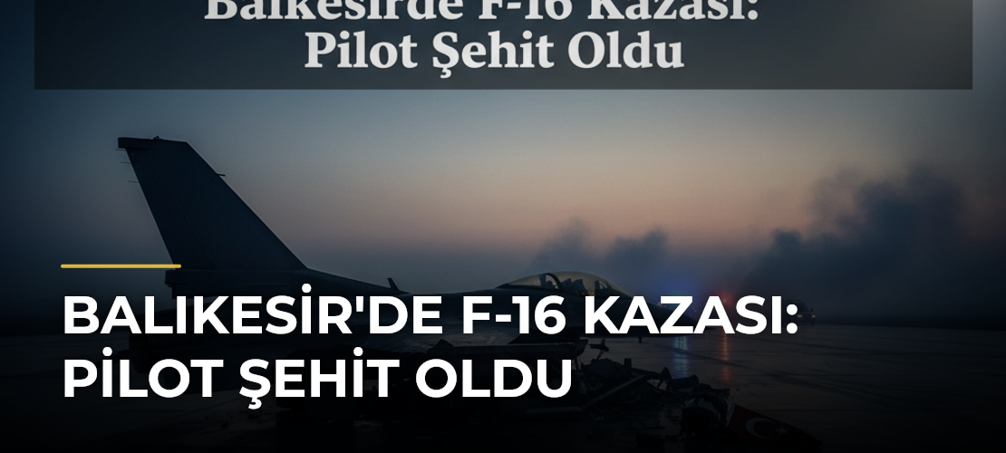 Balıkesir'de F-16 Kazası: Pilot Şehit Oldu - Mirat Haber