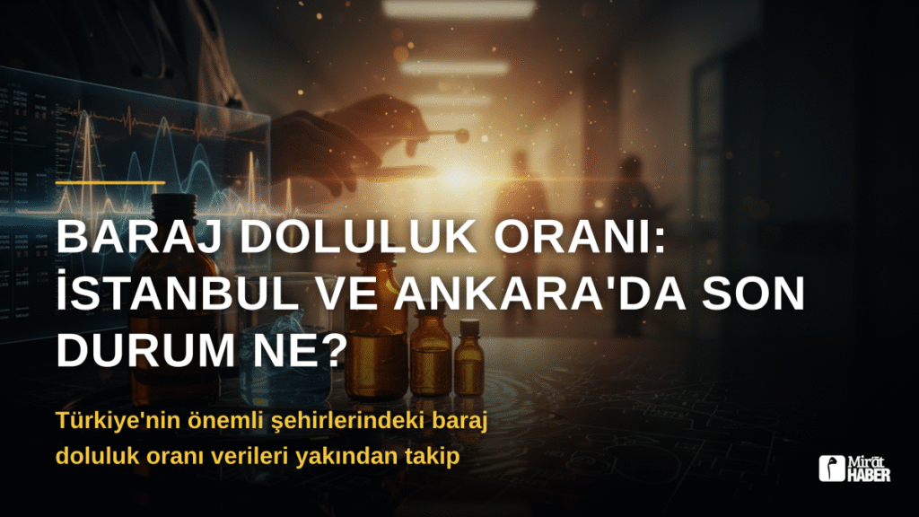 Baraj Doluluk Oranı: İstanbul ve Ankara’da Son Durum Ne?