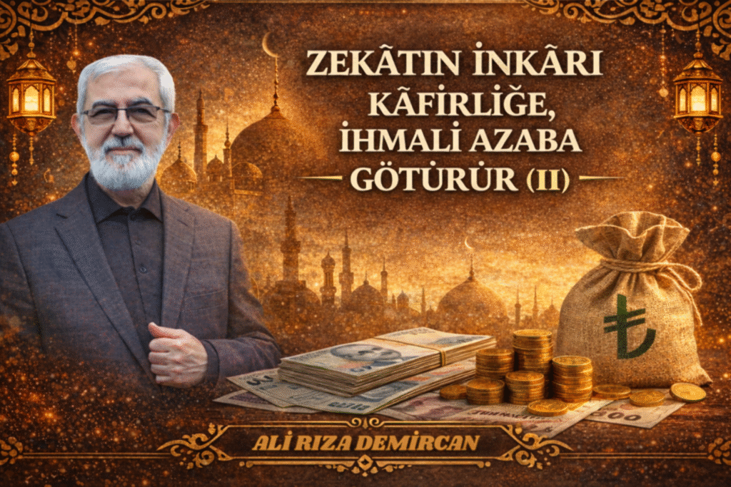 ZEKÂTIN İNKÂRI KÂFİRLİĞE, İHMALİ AZABA GÖTÜRÜR (II)