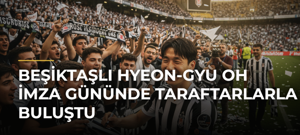 Beşiktaşlı Hyeon-gyu Oh İmza Gününde Taraftarlarla Buluştu