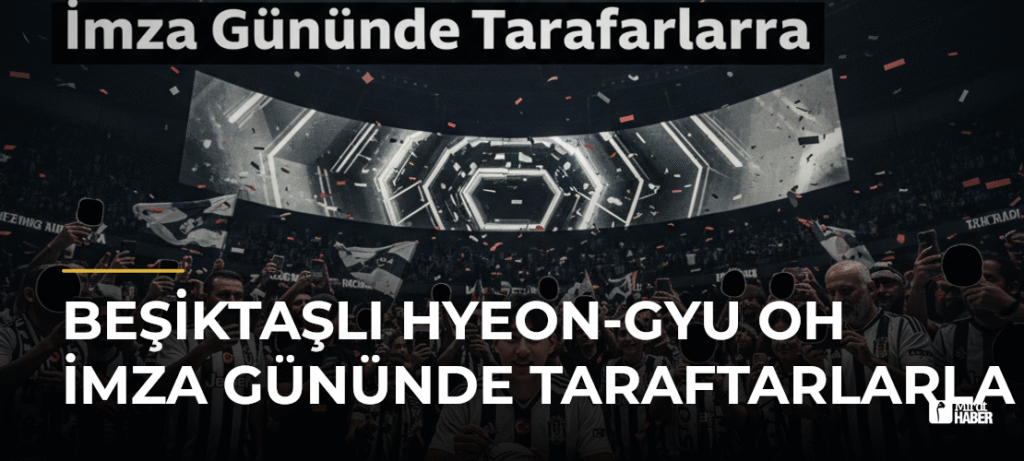 Beşiktaşlı Hyeon-gyu Oh İmza Gününde Taraftarlarla
