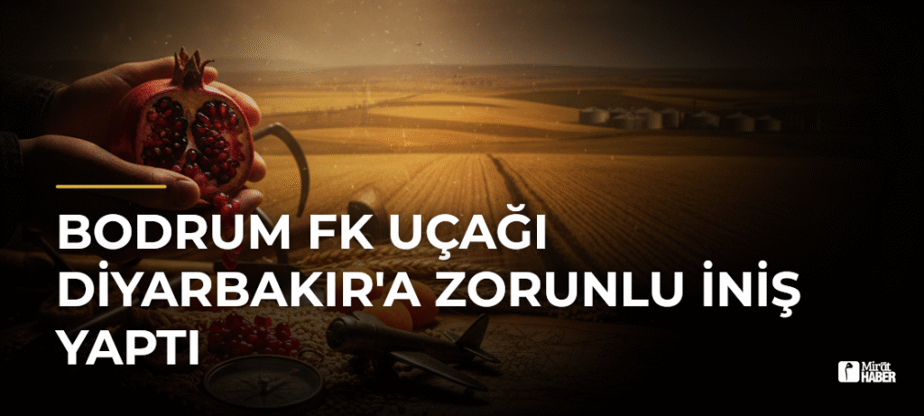 Bodrum FK Uçağı Diyarbakır’a Zorunlu İniş Yaptı